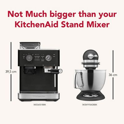 Kitchenaid Coffee machine 5KES6551BBK Cast iron black Lifestyle